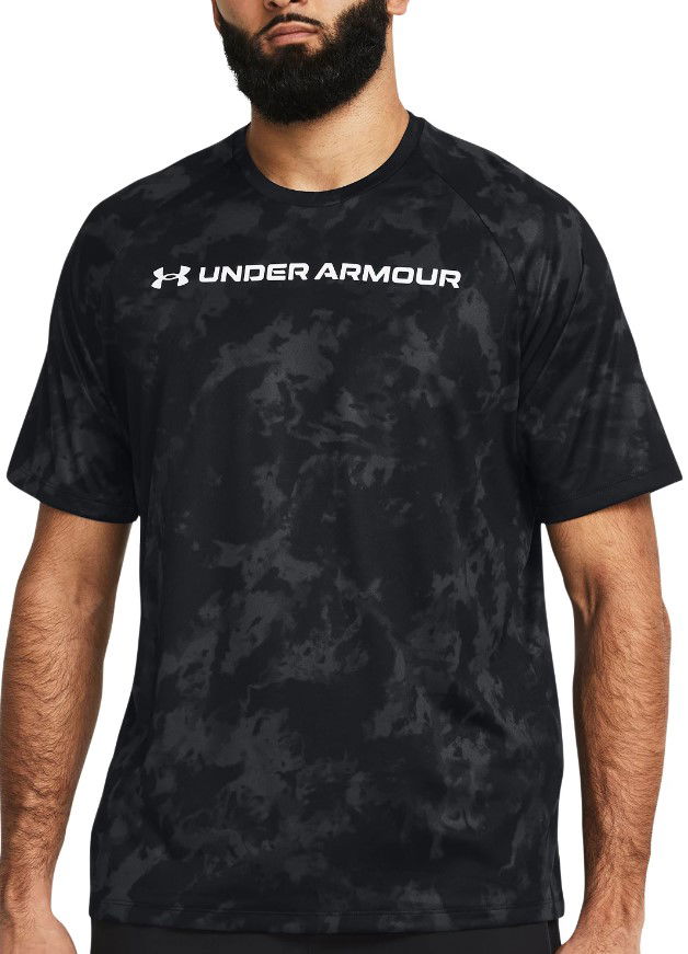 T-shirt Under Armour UA TECH ABC CAMO SS-BLK Sort | 1361698-001