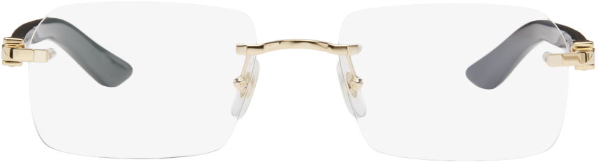 Solbriller Cartier Rectangular Glasses Sort | CT0453O-001, 0