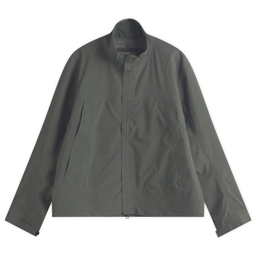 Vindjakke NORSE PROJECTS 3L Waterproof Stand Collar Jacket, Size Large Grøn | N55-0621-8131
