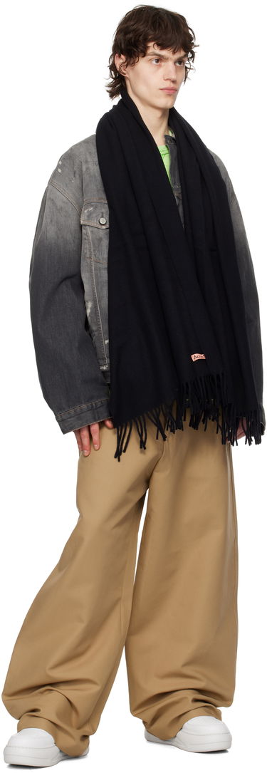 Tørklæde Acne Studios Fringe Scarf Grå | CA0209-, 3