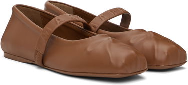 Sneakers og sko Marni Marni Mary Jane Ballerina Flats Brun | MJMS007700 P3628, 3