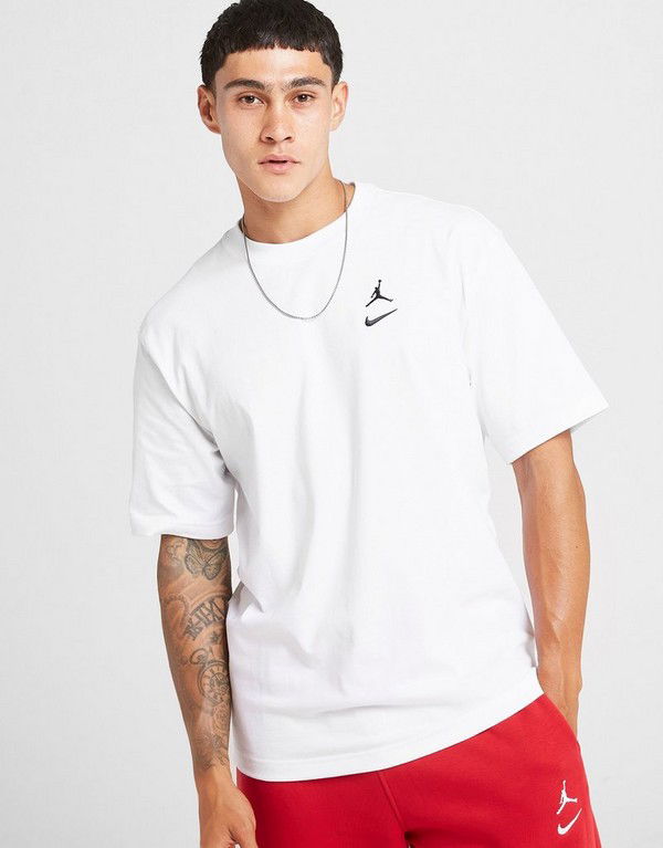T-shirt Jordan Jordan Break Varsity Crew Neck Short Sleeve T-Shirt Hvid | II2337-100