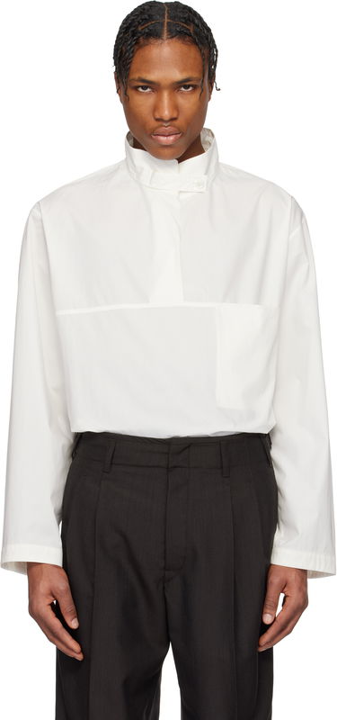 Skjorte LEMAIRE Lemaire Vareuse Shirt Hvid | TO1354 LF588, 0