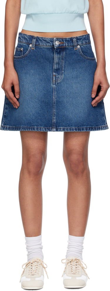 Nederdel A.P.C. A.P.C. Denim Miniskirt Blå | COHJL-F06374, 0