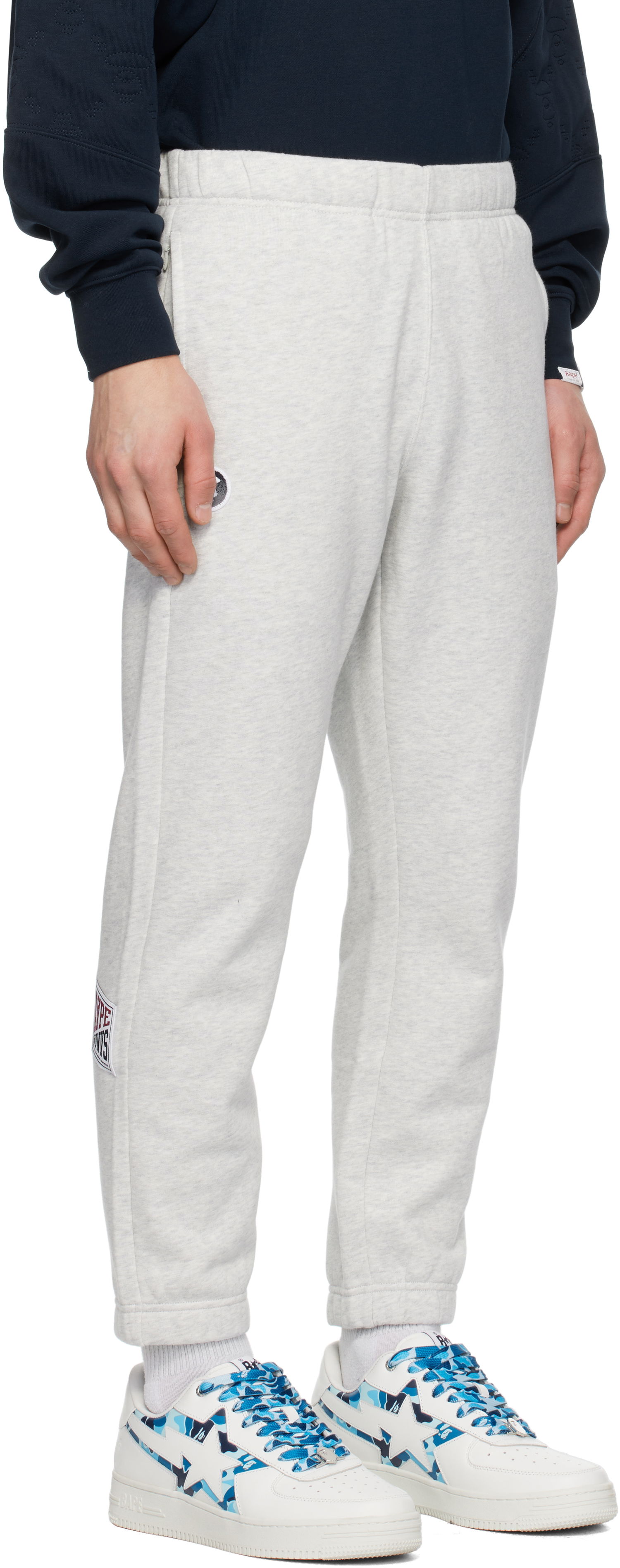 Joggingbukser AAPE by A Bathing Ape AAPE by A Bathing Ape Main Sweatpants Grå | AAPPTMB638XANWH2, 1