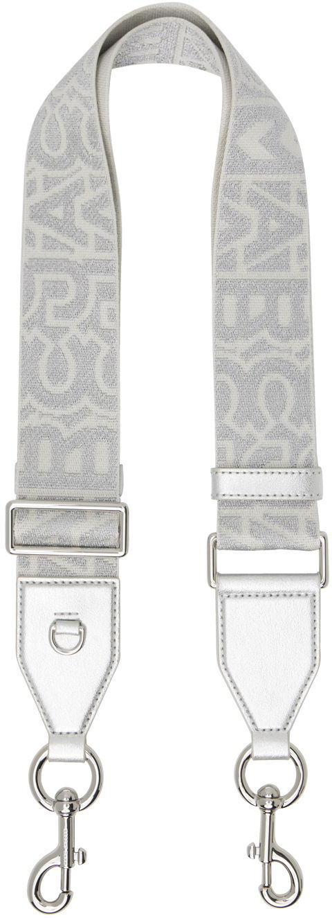 Tilbehør Marc Jacobs Marc Jacobs 'The Monogram Utility' Shoulder Strap Hvid | 2P3SST002S02
