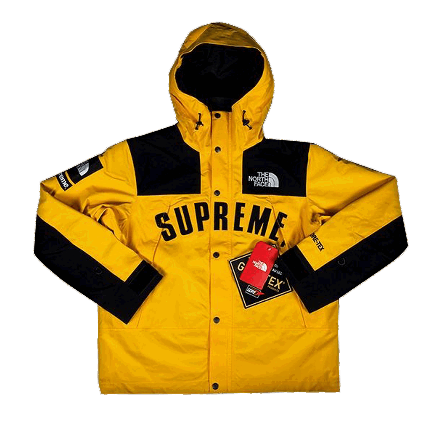 Parka Supreme The North Face x Arc Logo Mountain Parka Gul | SS19J9 YELLOW, 0