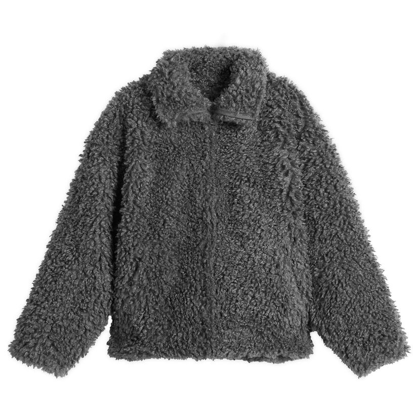 Jakke Acne Studios Felemmy Chunky Fleece Jacket, Size Large Grå | A90687-AFH