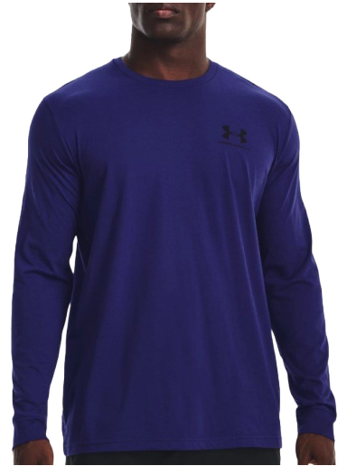 T-shirt Under Armour Sportstyle Left Chest Tee Mørkeblå | 1329585-468