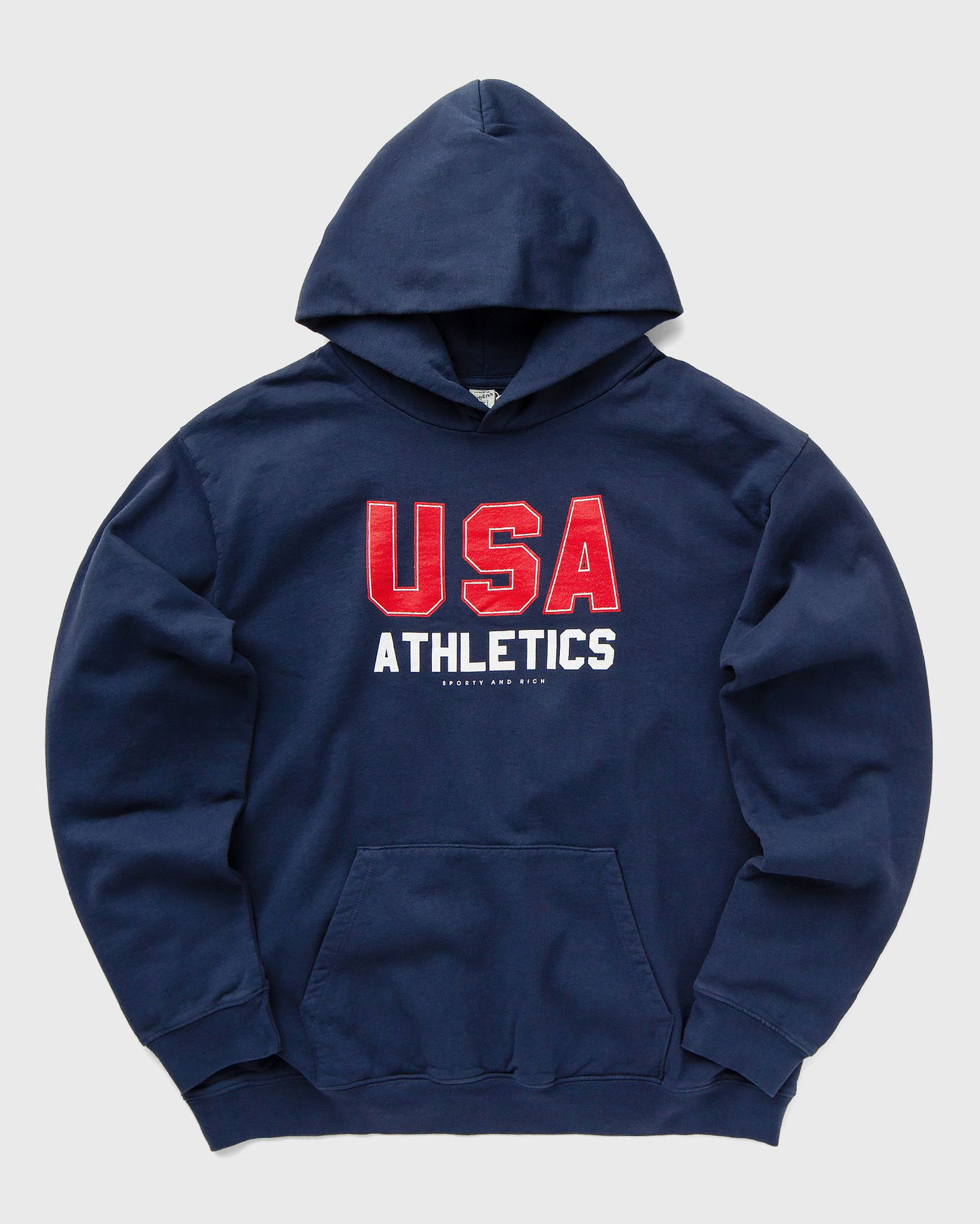 Sweatshirt Sporty & Rich USA Athletics Hoodie Mørkeblå | ST070503649BL32, 0
