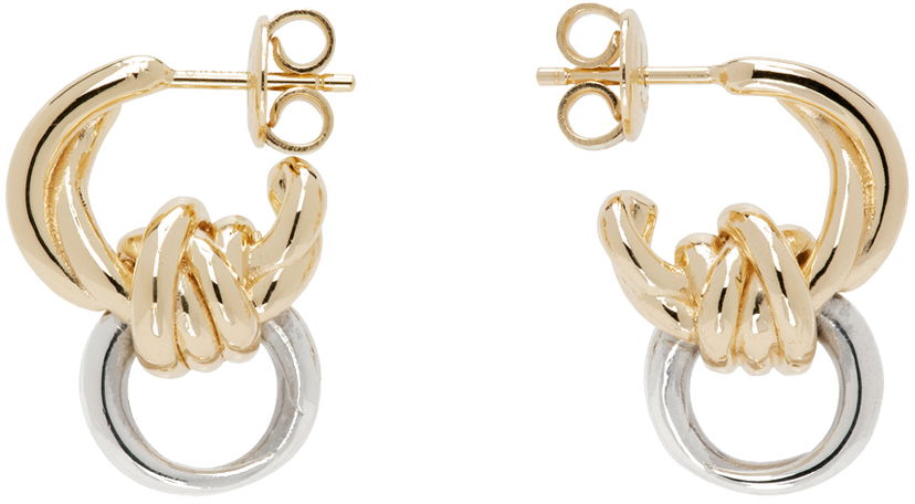 Øreringe Bottega Veneta Knot Earrings Metalisk | 795805 V507D