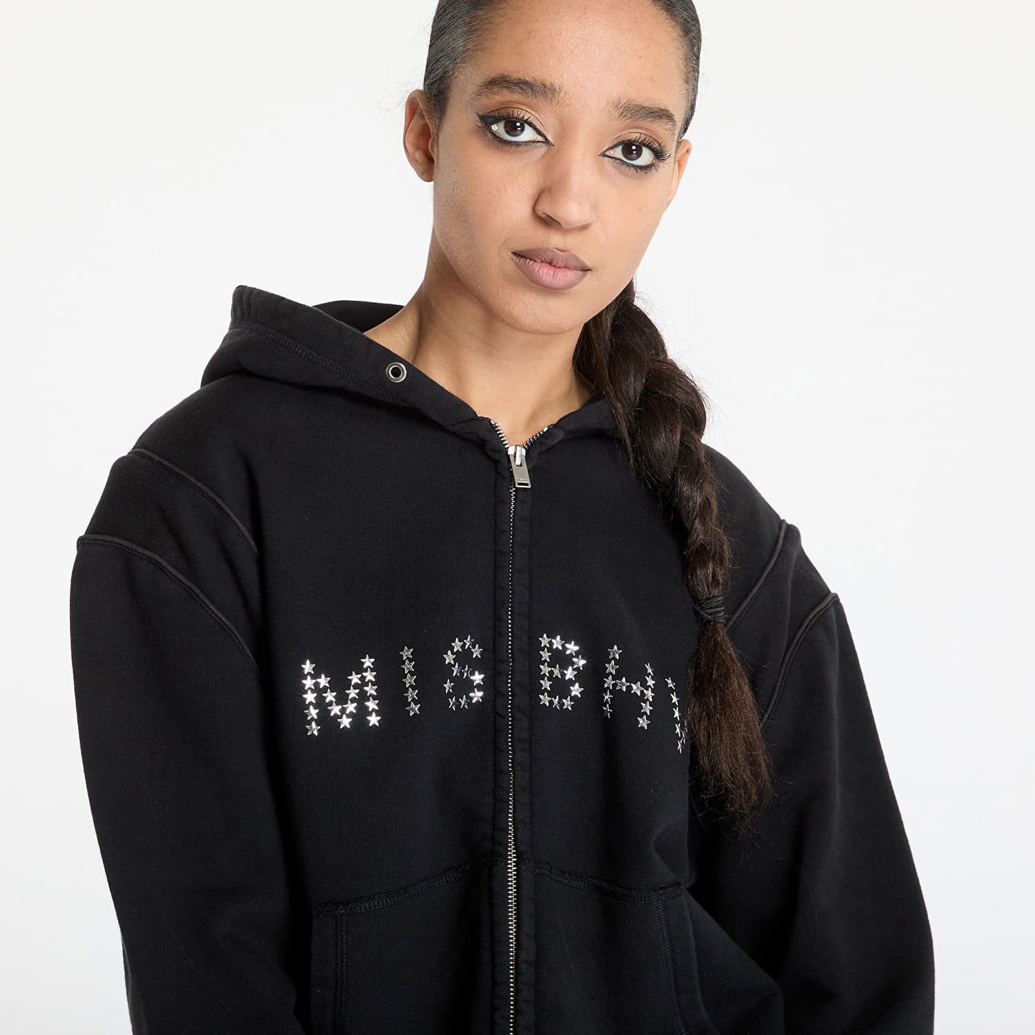 Sweatshirt MISBHV MISBHV Star Teddy Hoodie Sort | 250M201, 1