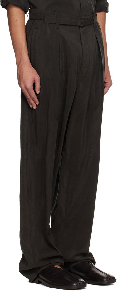Bukser LEMAIRE Lemaire Belted Relaxed Trousers Sort | PA1196 LF1308, 1