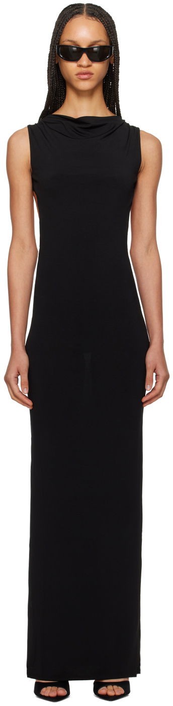 Kjole Miaou Miaou Selena Maxi Dress Sort | 5047VISBLK