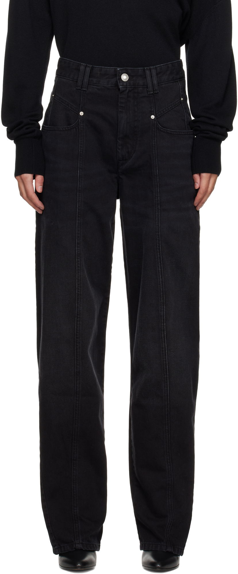 Jeans ISABEL MARANT Isabel Marant Vetan Jeans Sort | PA0045FB-B1H06I