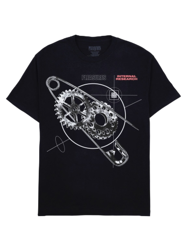 T-shirt Pleasures Research T-Shirt Sort | P23F051-BLACK