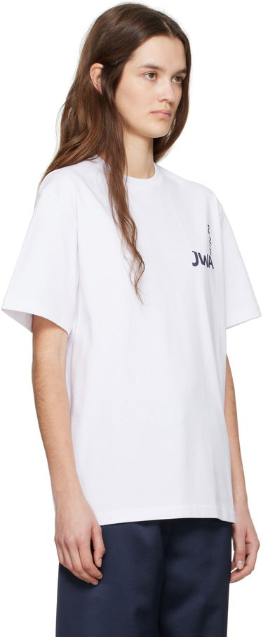 T-shirt JW Anderson JW Anderson JWA Print T-Shirt Hvid | JT0285-PG1510, 1
