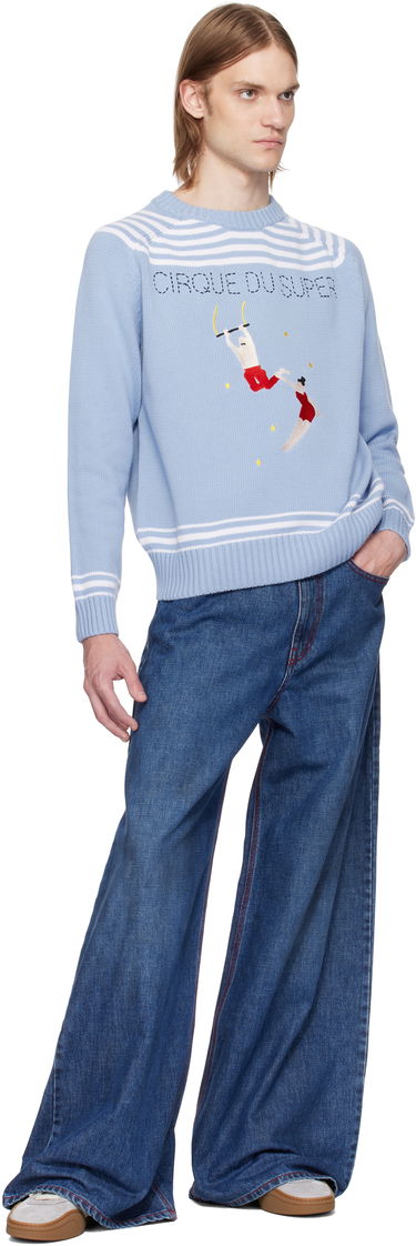 Sweater KidSuper KidSuper Cirque du Soleil Edition 'Cirque' Sweater Blå | SS25-SW-11, 3