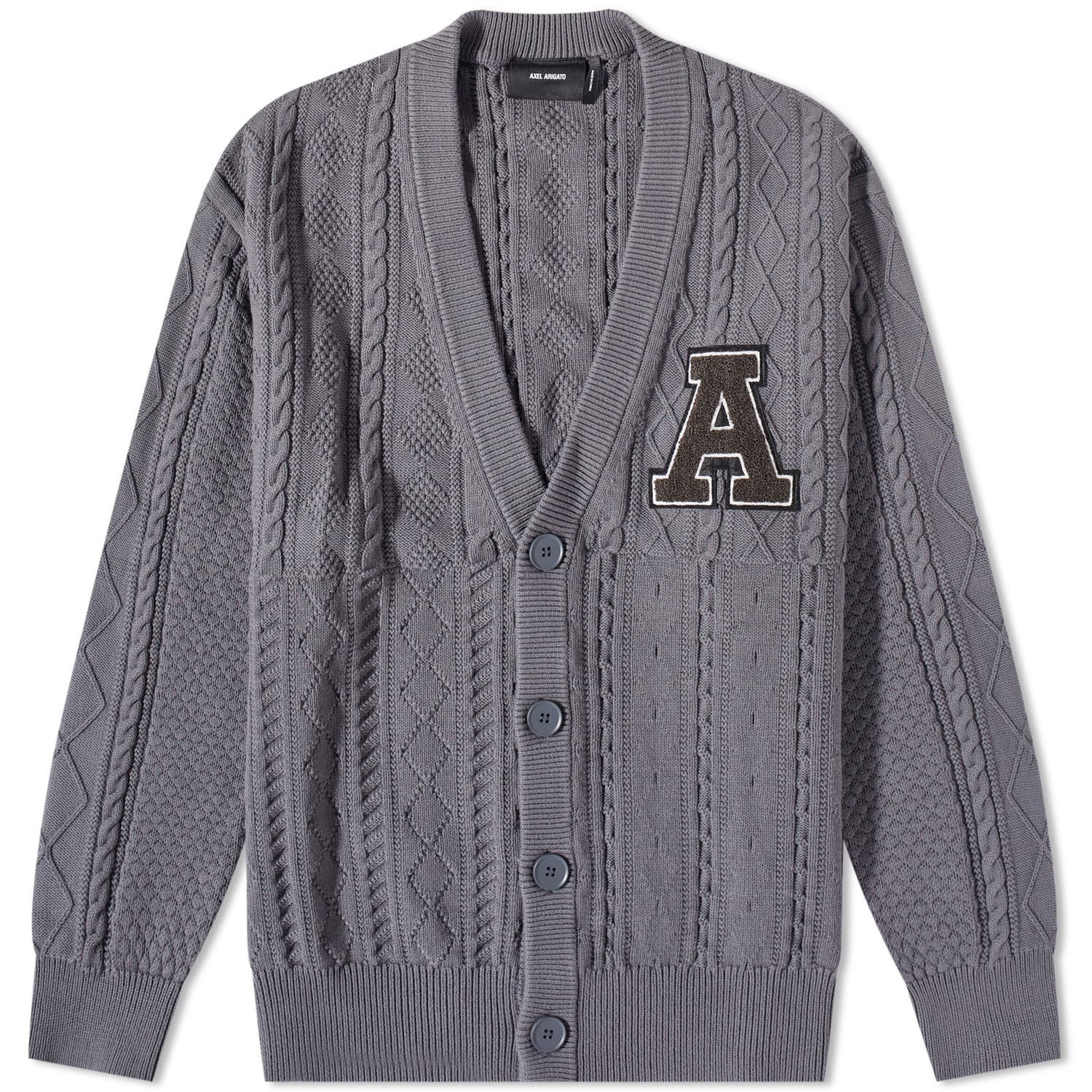 Sweater AXEL ARIGATO Alpha Cardigan Grå | A0961002, 0