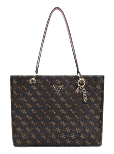Håndtaske GUESS Noelle 4G Logo Shopper Sort | HWQL7879250