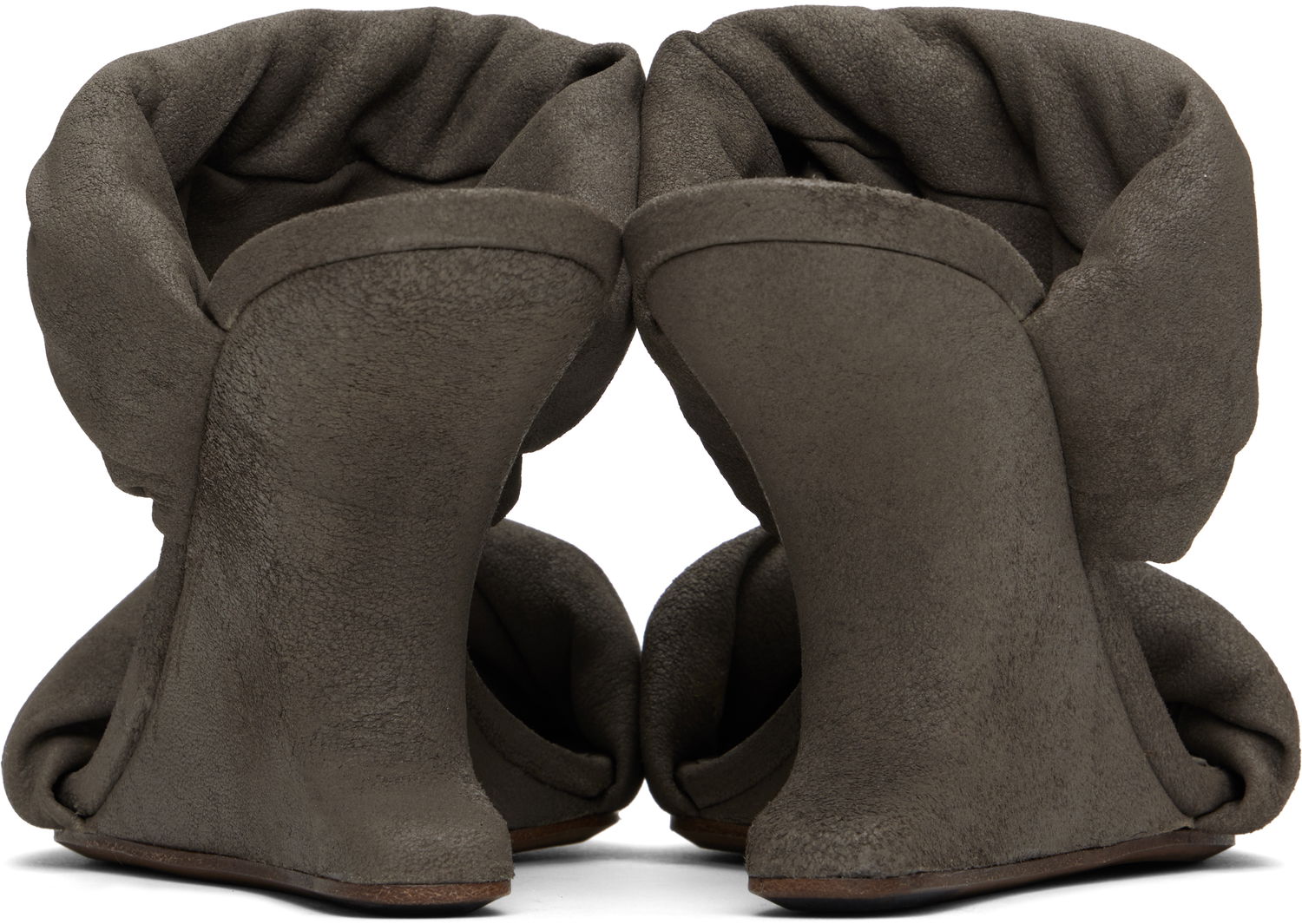 Skopleje Rick Owens Rick Owens Porterville Cantilever 8 Twisted Heeled Sandals Grå | RP01E7803 LBA, 1