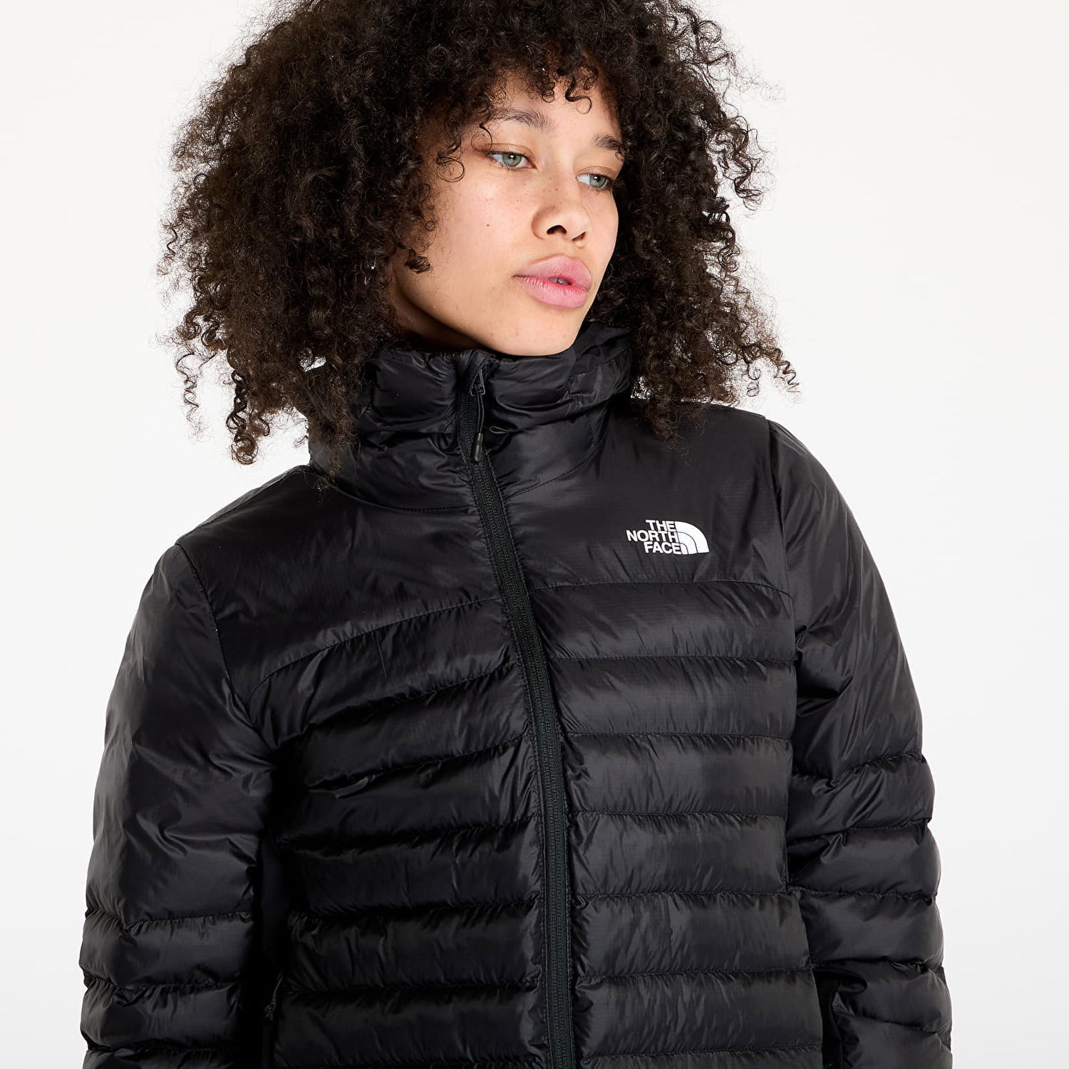 Puffer jakke The North Face The North Face Terra Peak Hybrid Hooded Jacket Sort | NF0A8B5BJK31, 1