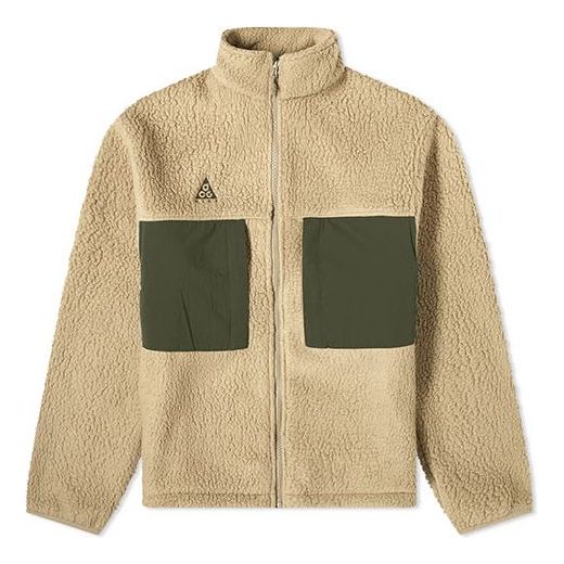 Jakke Nike ACG ACG Pocket Fleece Stand Collar Jacket Beige | CT2949-247