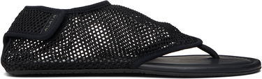 Skopleje Alaïa ALAÏA Thong Fishnet Sandals Sort | AA3S126TK050, 0