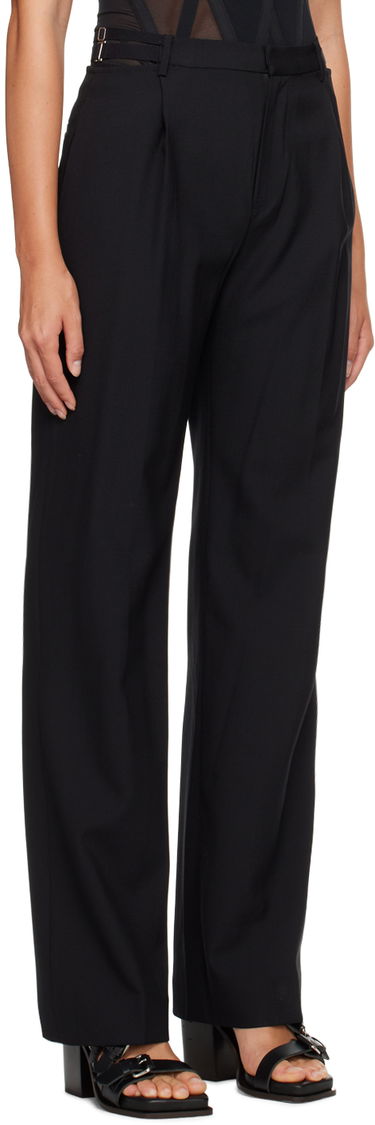 Bukser Dion Lee Black Lingerie High-Waist Dress Pants Sort | C2102R23, 1