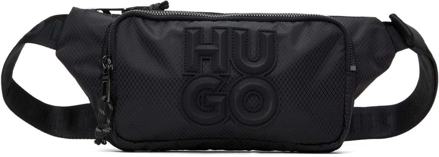 Taljetaske BOSS HUGO Stacked Logo Belt Bag Sort | 50536030, 0