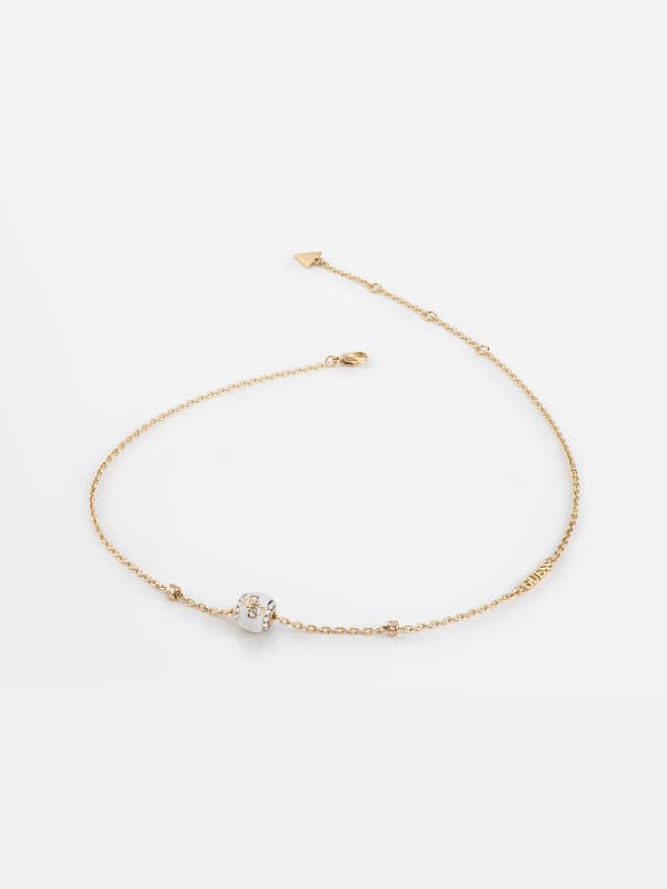 Halskæde GUESS "4G Loop” Necklace Metalisk | JUBN02281JW, 0