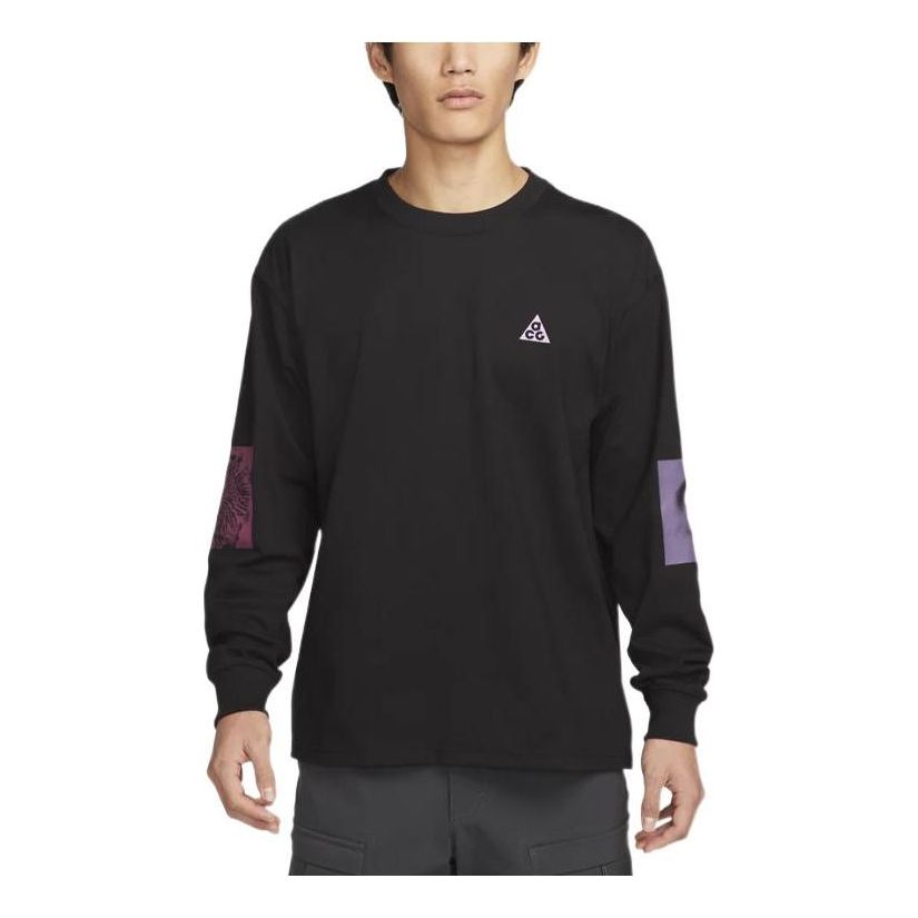 Sweatshirt Nike ACG ACG Graphic Long Sleeve T-Shirt Sort | DX9453-010, 0
