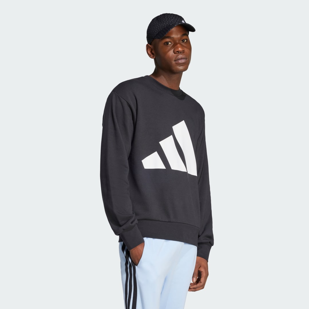 Sweatshirt adidas Performance Essentials Big Logo Sweatshirt Sort | JE8949, 1