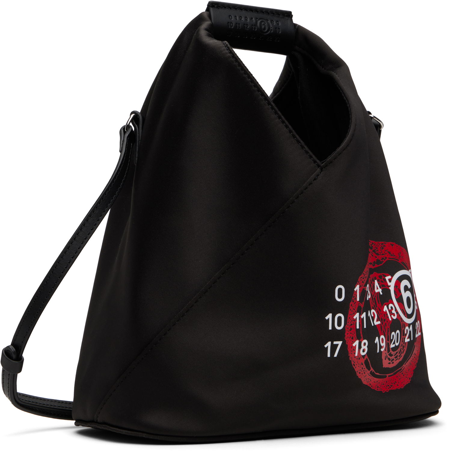 Håndtaske Maison Margiela MM6 Maison Margiela 'Year of the Snake' Triangle Crossbody Bag Sort | SB6WD0026 P7364, 1