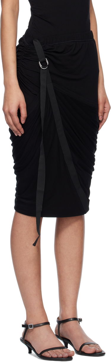 Nederdel Helmut Lang Helmut Lang Wind Midi Skirt Sort | O09HW302, 1