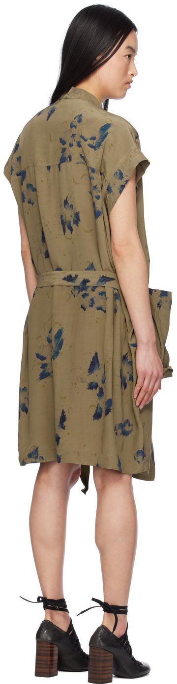 Kjole LEMAIRE Lemaire Asymmetrical Minidress Grøn | DR1063 LF1262, 2