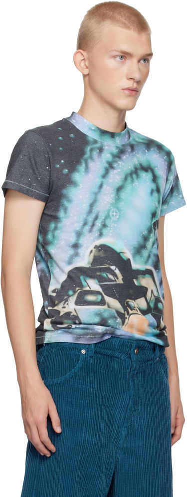 T-shirt ERL ERL Space Graphic T-Shirt Blå | ERL09T003, 1