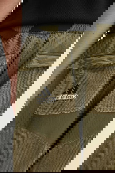 Cargo bukser adidas Originals Originals EQT Corduroy Cargo Trousers Grøn | JY3459, 3