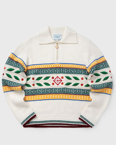 Sweater Casablanca LAURIEL OLYMPIQUE JUMPER Grøn | MF24-KW-773-01, 0