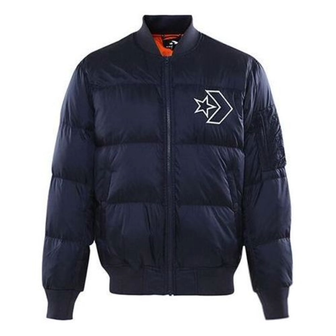 Bomberjakke Converse Star Chevron Puffer Jacket Blå | 10006883-A02, 0