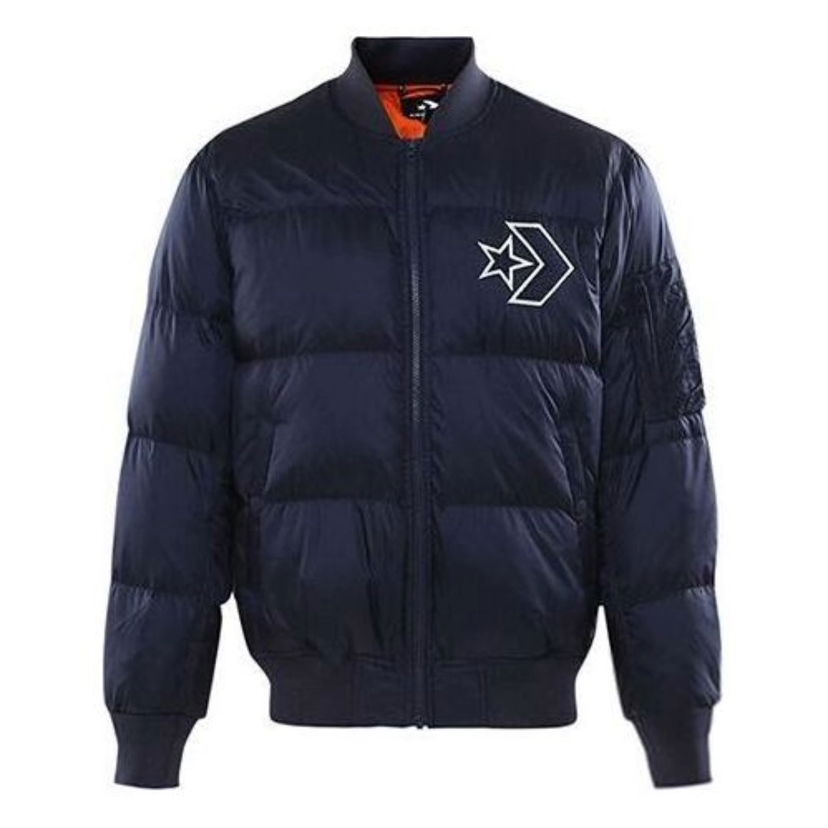Bomberjakke Converse Star Chevron Puffer Jacket Blå | 10006883-A02
