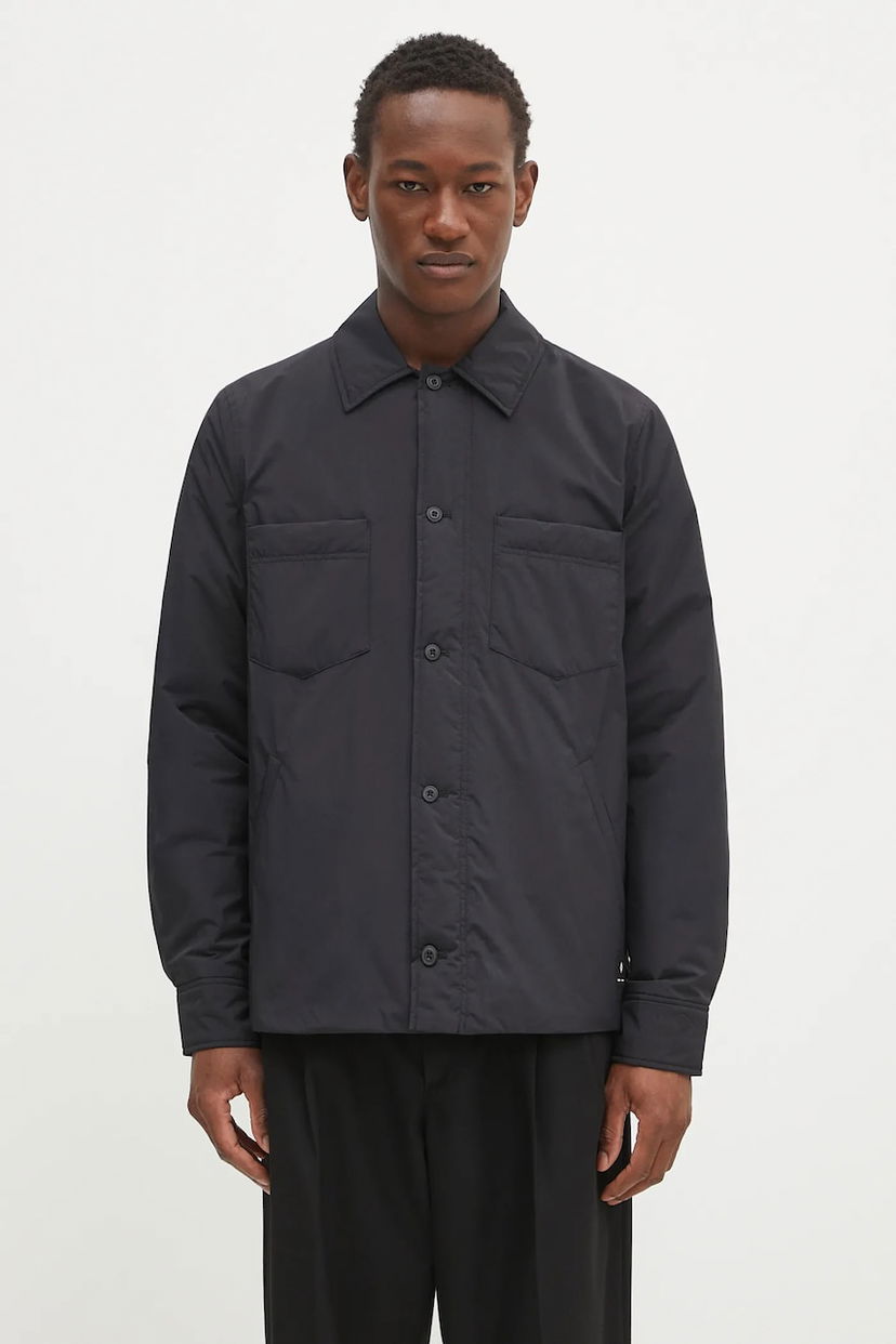 Puffer jakke Samsoe Samsoe Samsoe Samsoe Sapally Padded Overshirt Sort | M25100087