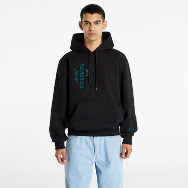 Sweatshirt Carhartt WIP Hooded Signature Sweat Black Sort | I032164.89XX, 0