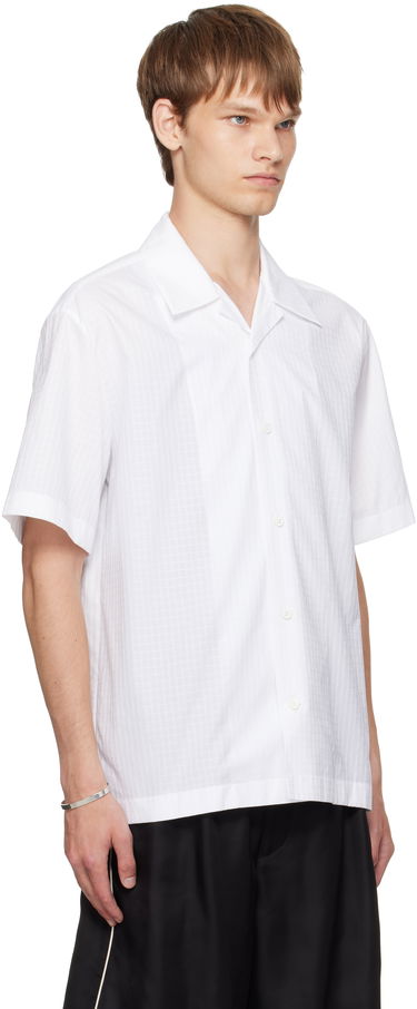 Skjorte Jil Sander Jil Sander Cotton Camp Collar Shirt Hvid | J61DL0061_J45302, 1