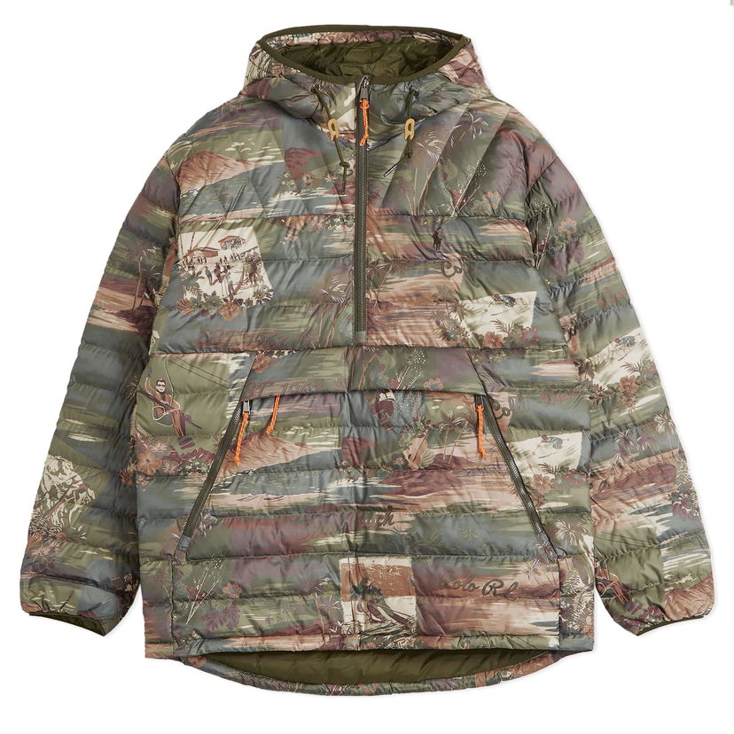 Puffer jakke Polo by Ralph Lauren Ralph Lauren Ski Scenic Ripstop Half Zip Jacket Flerfarvet | 710955637001