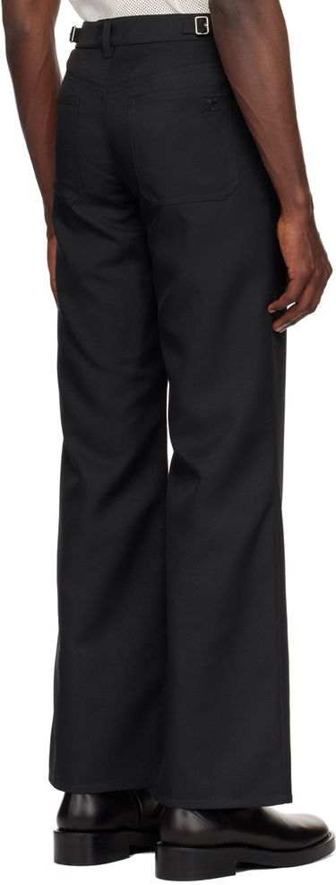 Bukser Courrèges Multiflex Flared Trousers Sort | 124CPA201PL0136, 2