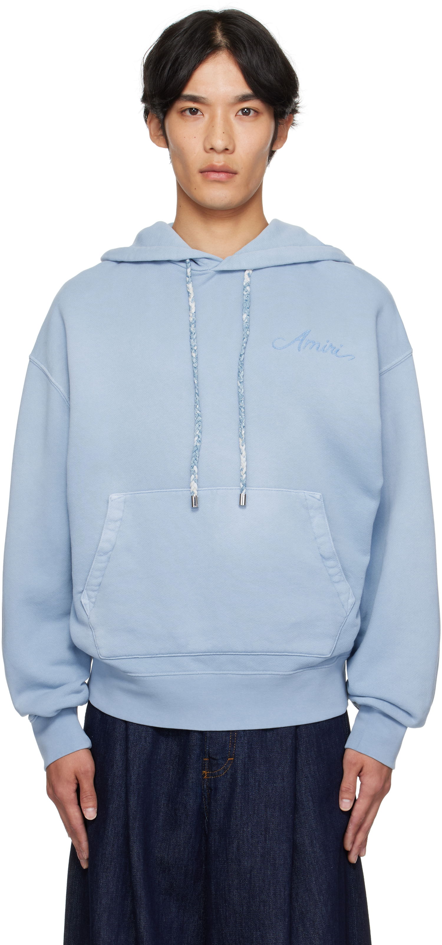 Sweatshirt AMIRI Amiri Bandana Oversized Hoodie Blå | AMJYHD1117, 0