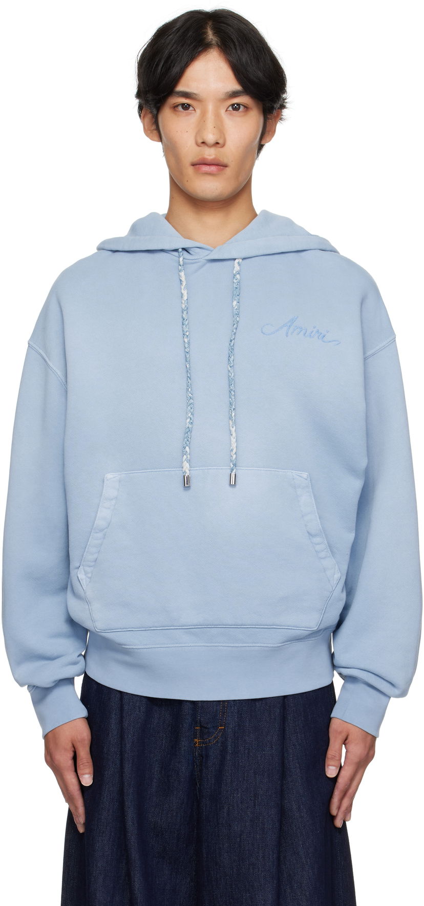 Sweatshirt AMIRI Amiri Bandana Oversized Hoodie Blå | AMJYHD1117