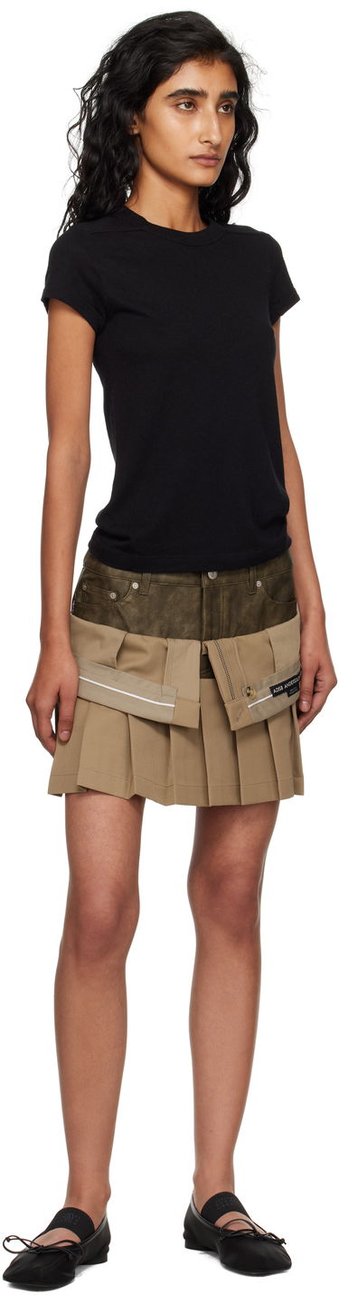 Nederdel Andersson Bell Andersson Bell Inside Out Pleated Miniskirt Beige | apa845w, 3
