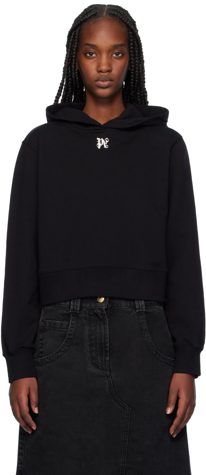 Sweatshirt Palm Angels Pencil Hoodie Sort | PWBB069F24FLE0051003